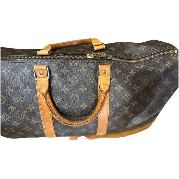 Louis Vuitton Authentic Duffle Brown Canvas Leather - Picture 9 of 16